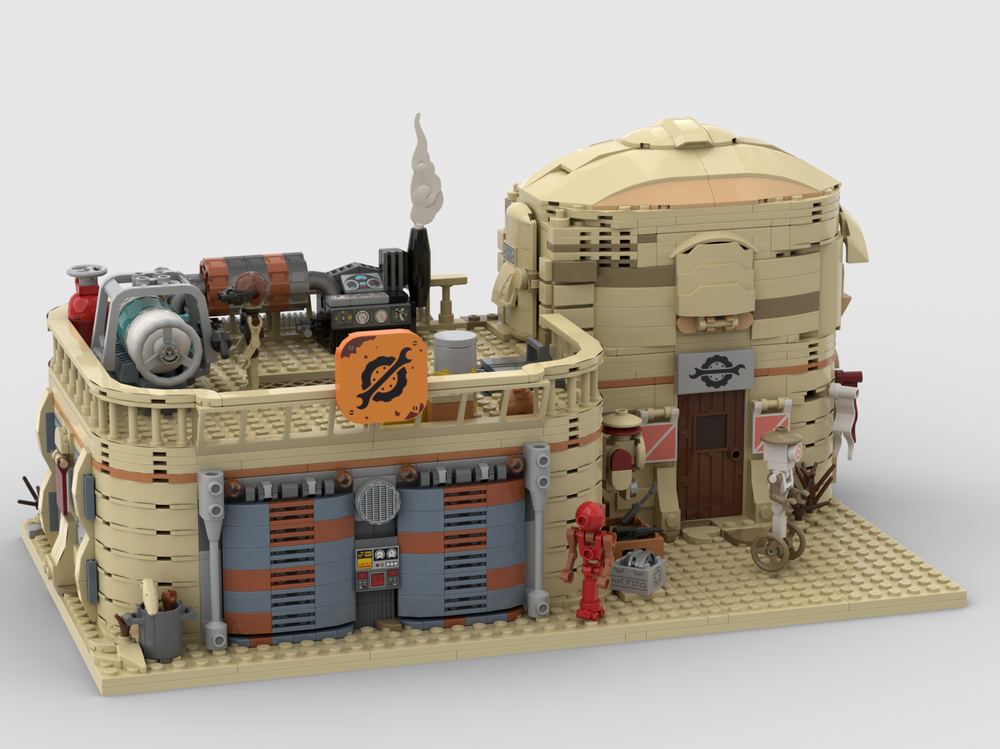 LEGO MOC-250301 Tatooine Garage by sgomezb | Rebrickable - Build with LEGO
