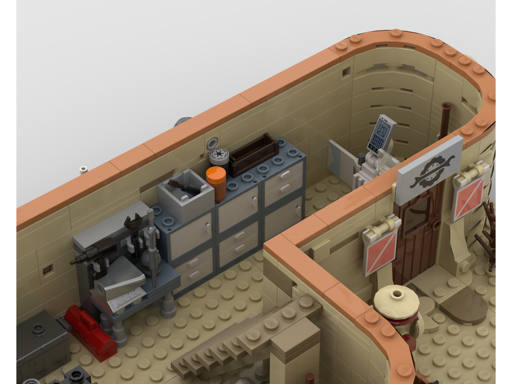 LEGO MOC-250301 Tatooine Garage by sgomezb | Rebrickable - Build with LEGO