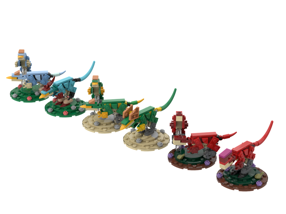 LEGO MOC-250308 Mini Raptors by Kora8196 | Rebrickable - Build with LEGO