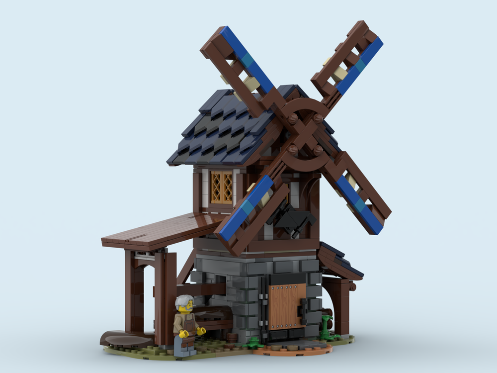 LEGO MOC-250370 Medieval Sawmill by NicholasBrickolas | Rebrickable ...