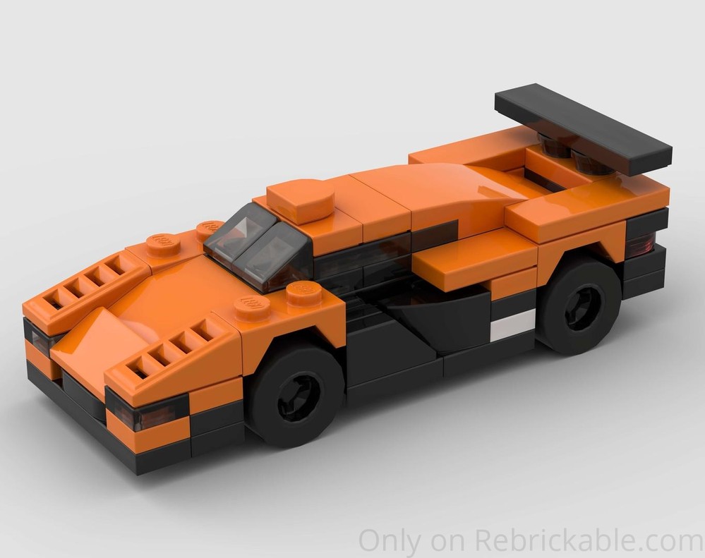 LEGO MOC-250383 McLaren F1 GTR (1996) Racing Car - Half Speed Champions ...