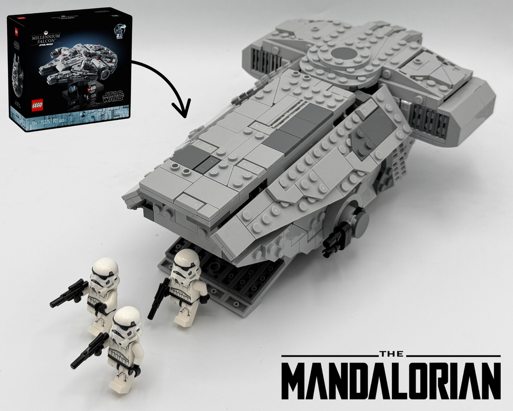 LEGO MOC-250392 Imperial Dropship from The Mandalorian (75375