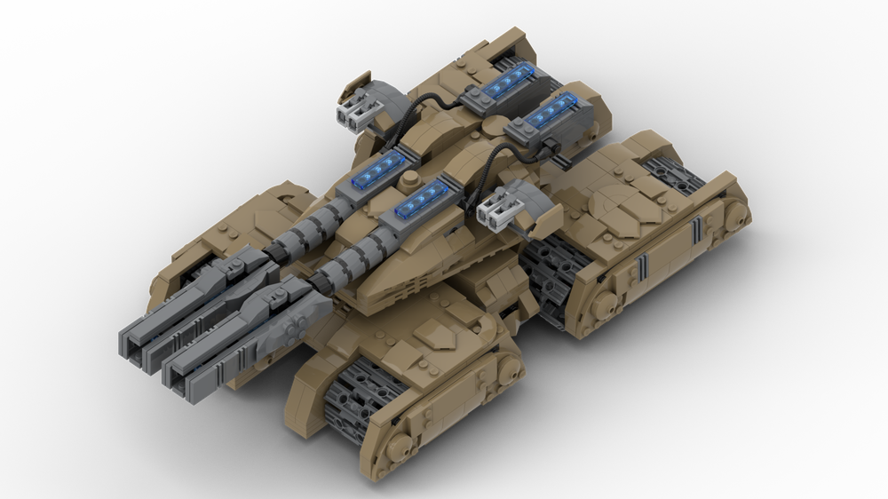 LEGO MOC-250441 Mammoth Tank Mk.III Railgun Variant (Playset) by ...
