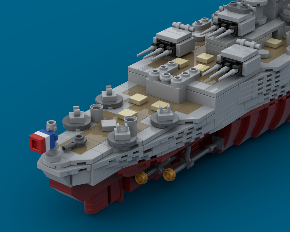 LEGO MOC-250462 French battleship Richelieu by skip_mooshroom ...