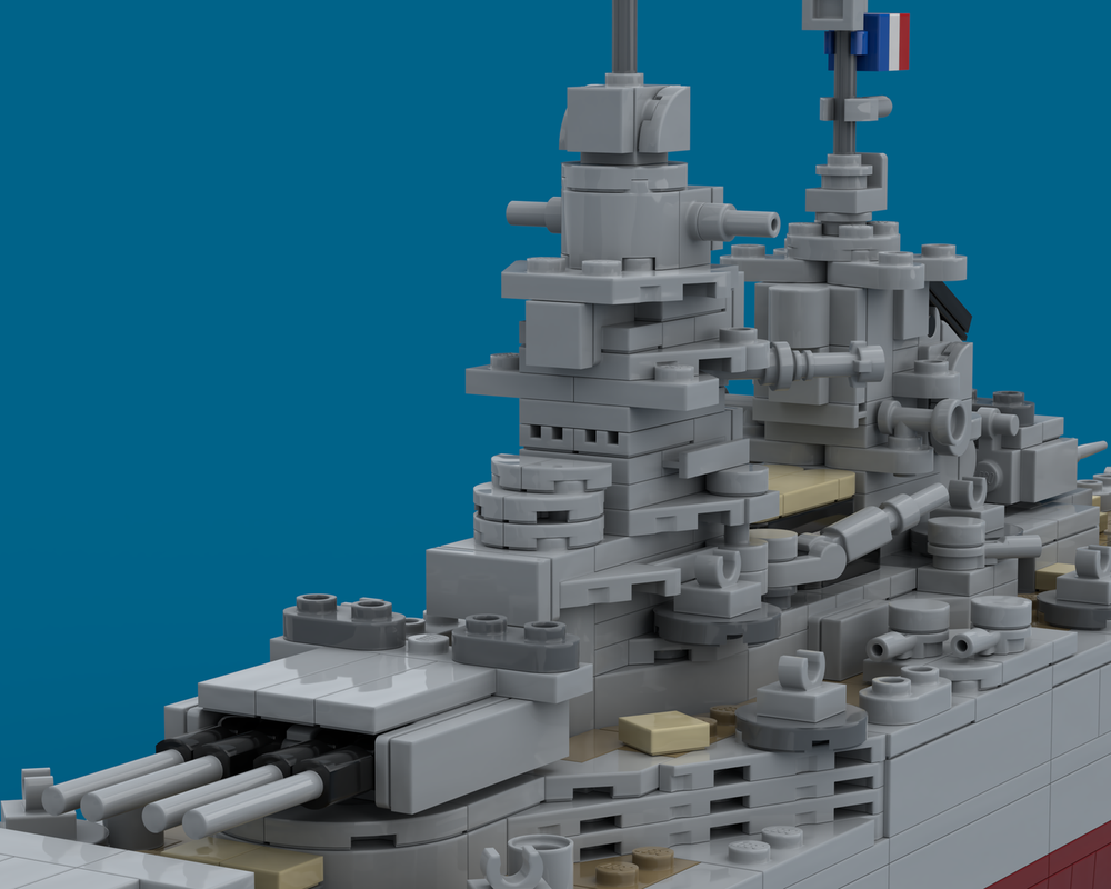 LEGO MOC-250462 French battleship Richelieu by skip_mooshroom ...