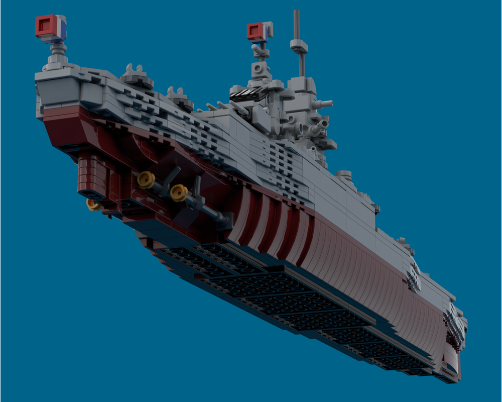 LEGO MOC-250462 French battleship Richelieu by skip_mooshroom ...