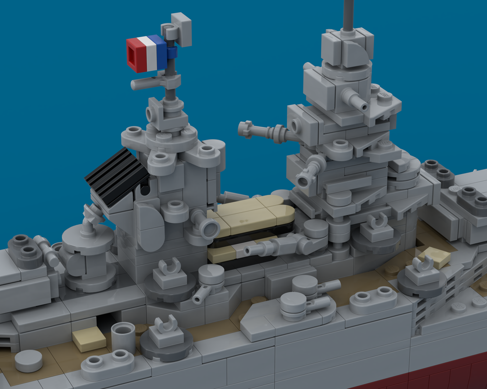 LEGO MOC-250462 French battleship Richelieu by skip_mooshroom ...