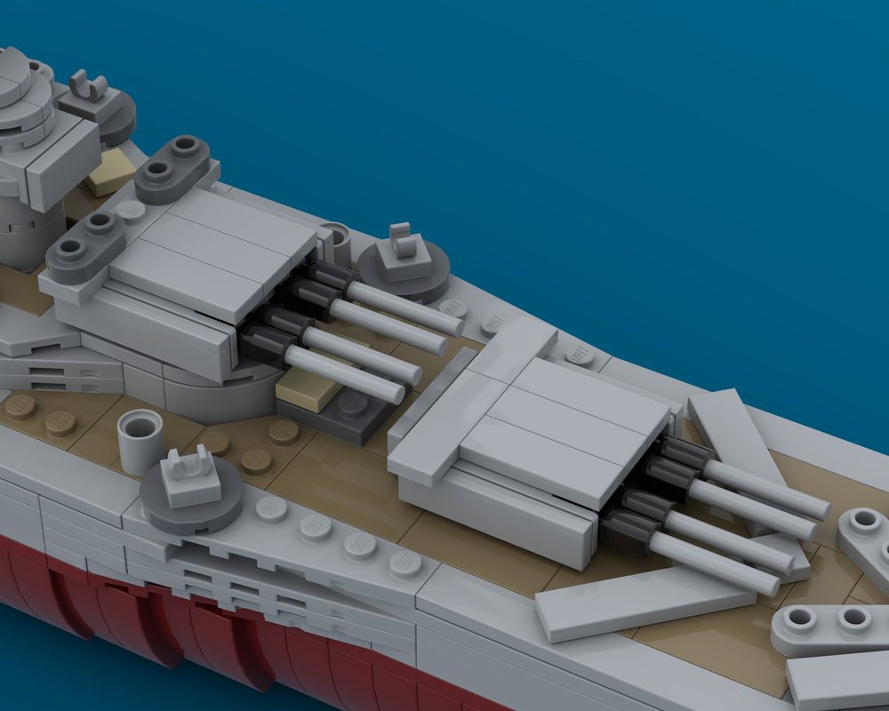 LEGO MOC-250462 French battleship Richelieu by skip_mooshroom ...