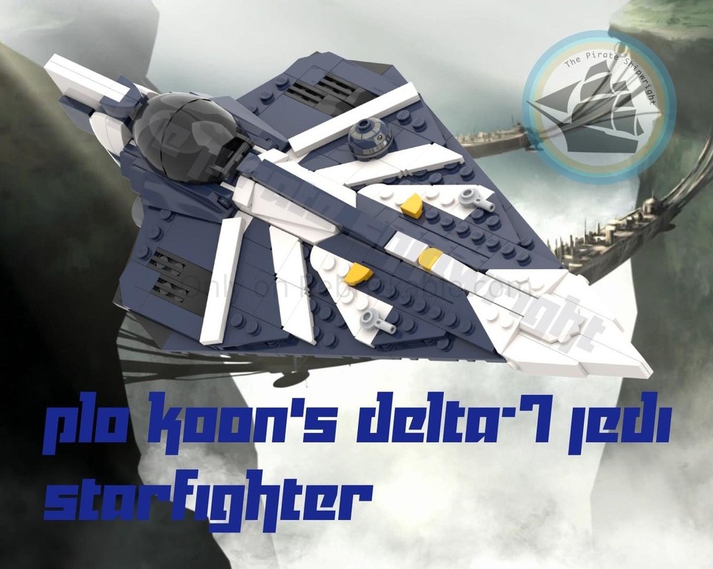 LEGO MOC Plo Koon's Delta-7 by The Pirate Shipwright | Rebrickable