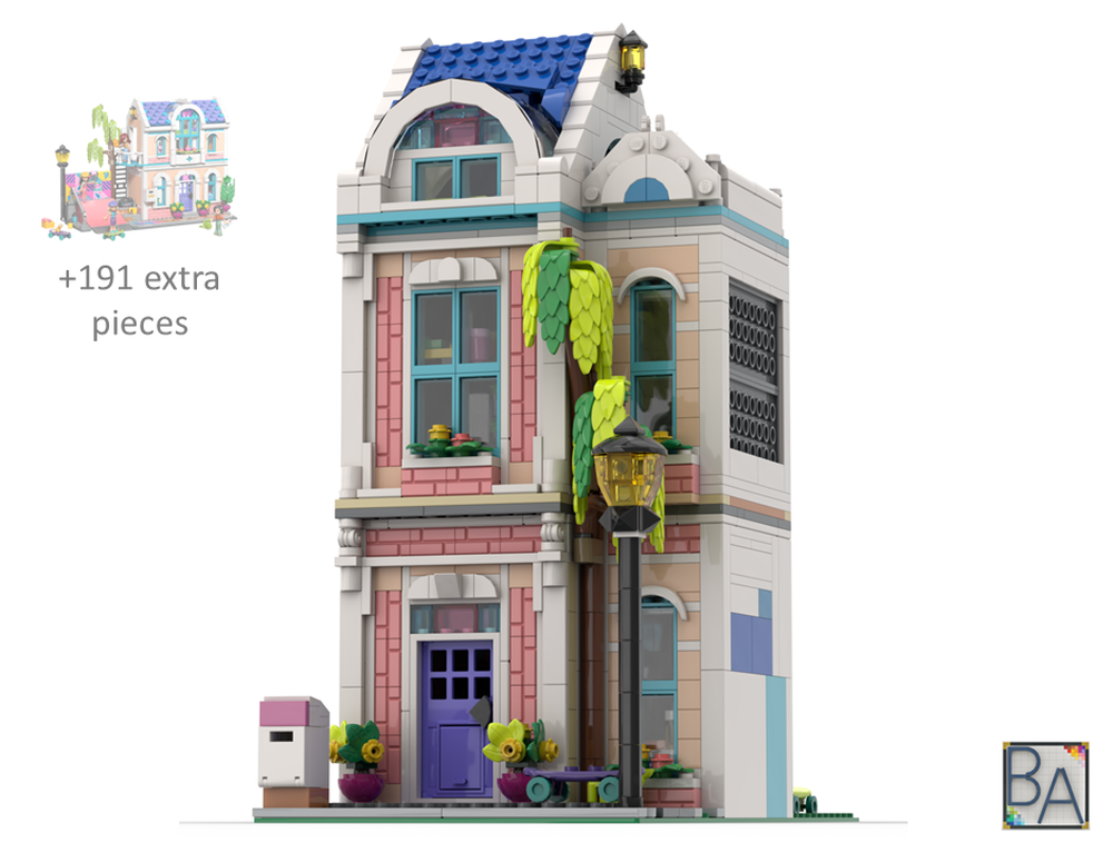 LEGO MOC-250502 Coral Townhouse by Brick Artisan | Rebrickable