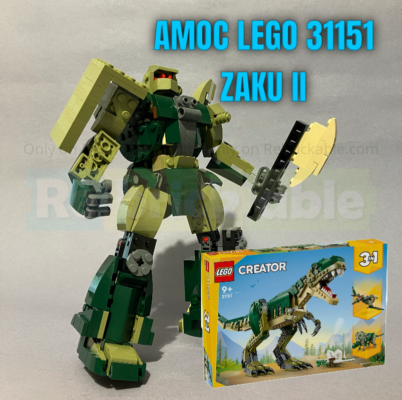 LEGO MOC-250569 AMOC 31151 - Zaku II by TheLegoGuy31 | Rebrickable