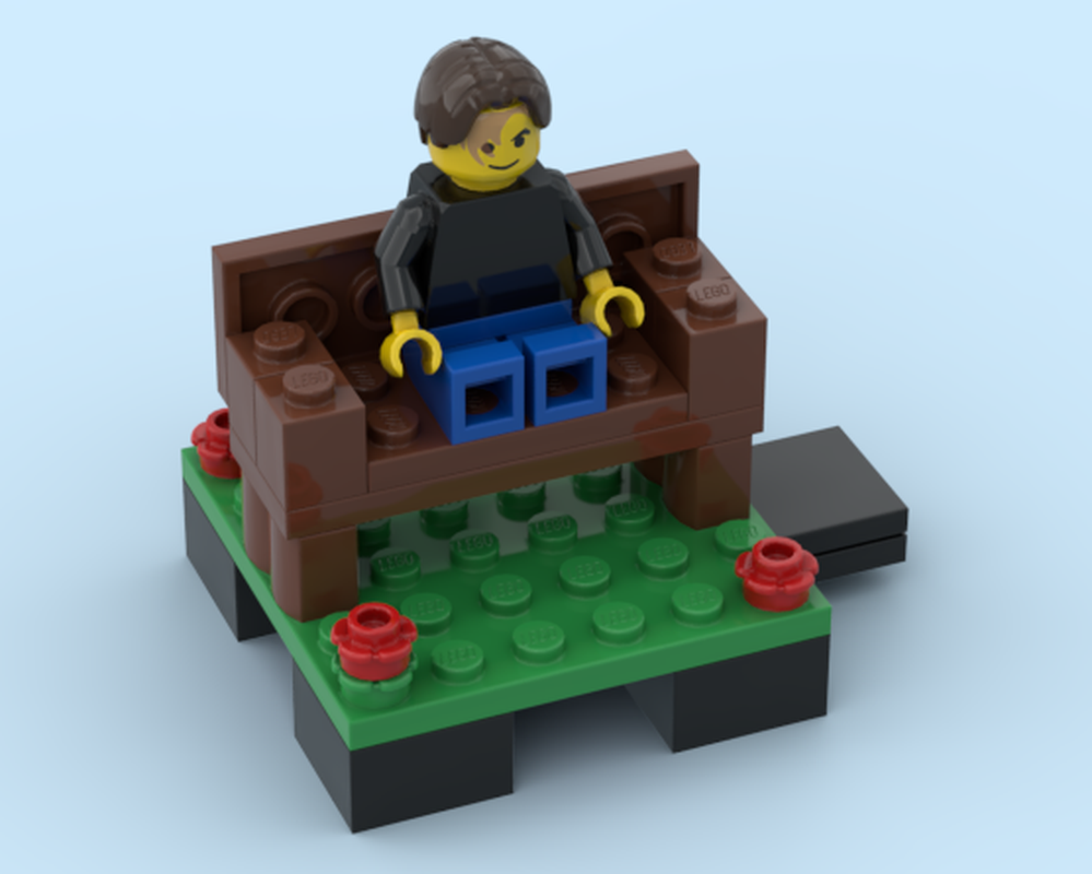LEGO MOC-250573 bench by augustus_42 | Rebrickable - Build with LEGO