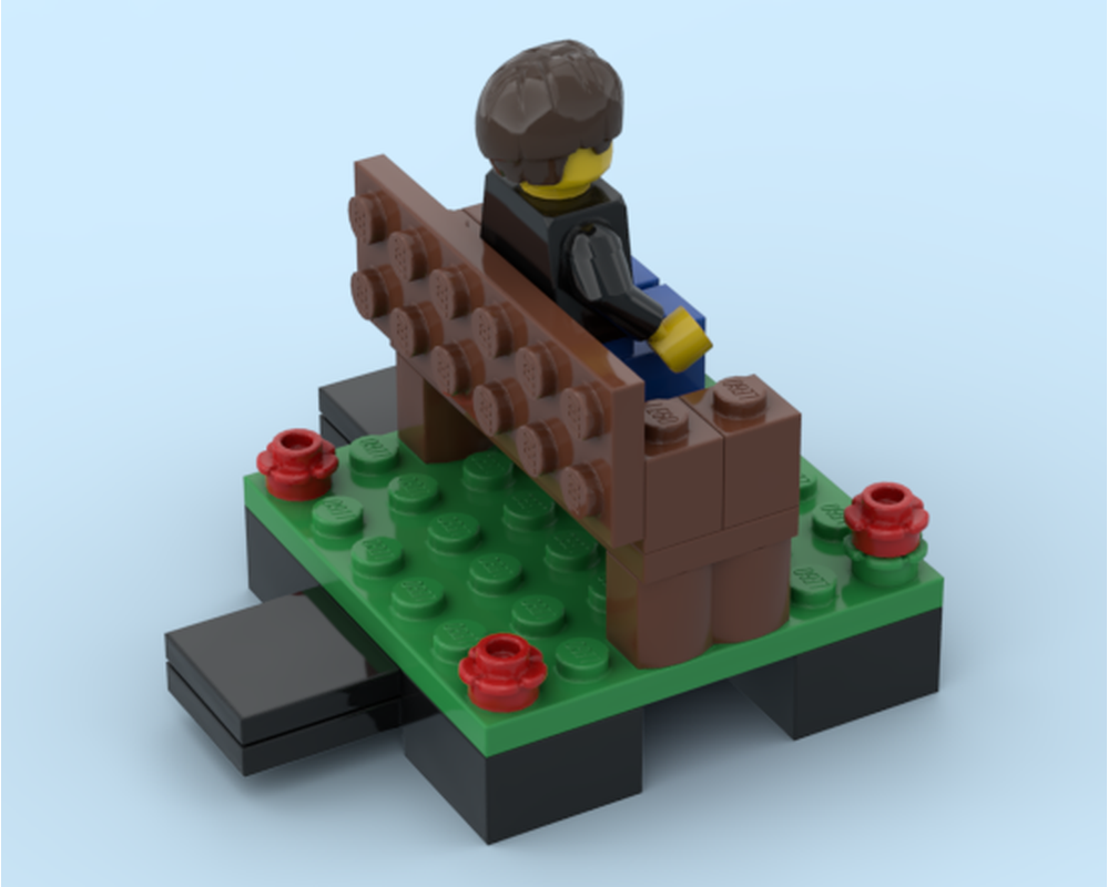 LEGO MOC-250573 bench by augustus_42 | Rebrickable - Build with LEGO