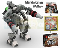 LEGO MOC-250591 Mandalorian Walker Mech (30276+75363+552403