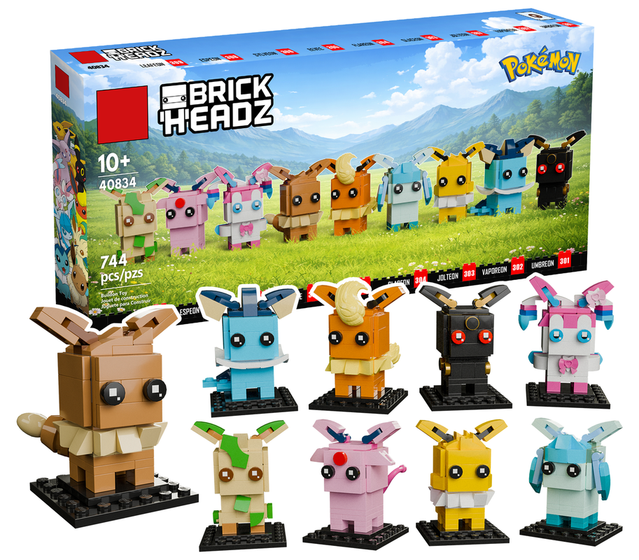 LEGO MOC-250599 Brickheadz Eeveelutions (Eevee) by Jagamax ...