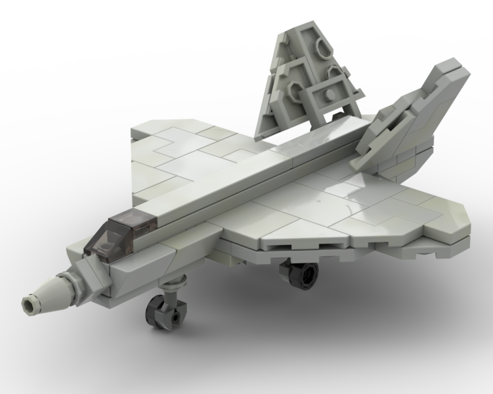 LEGO MOC-250660 Su-75 Checkmate by Flying MOCs | Rebrickable - Build ...