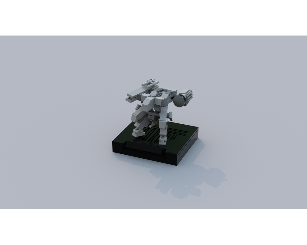 Lego Moc Metal Gear Rex Mikro Metal Gear Solid By E1m1 Rebrickable Build With Lego - metal gear rex roblox
