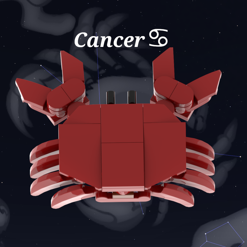 LEGO MOC-250808 Zodiac sign Cancer - Red crab by breizhredfox ...