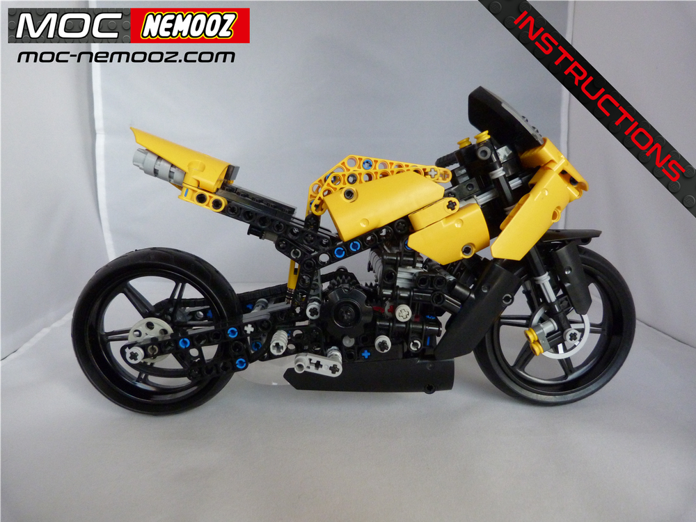 LEGO MOC YAMAHA R1 by MOC NEMOOZ | Rebrickable - Build with LEGO