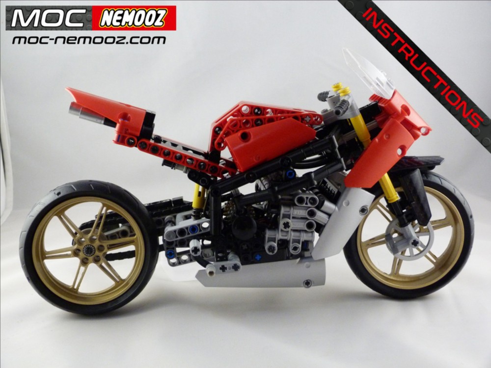 LEGO MOC MV AGUSTA F4 by MOC NEMOOZ | Rebrickable - Build with LEGO