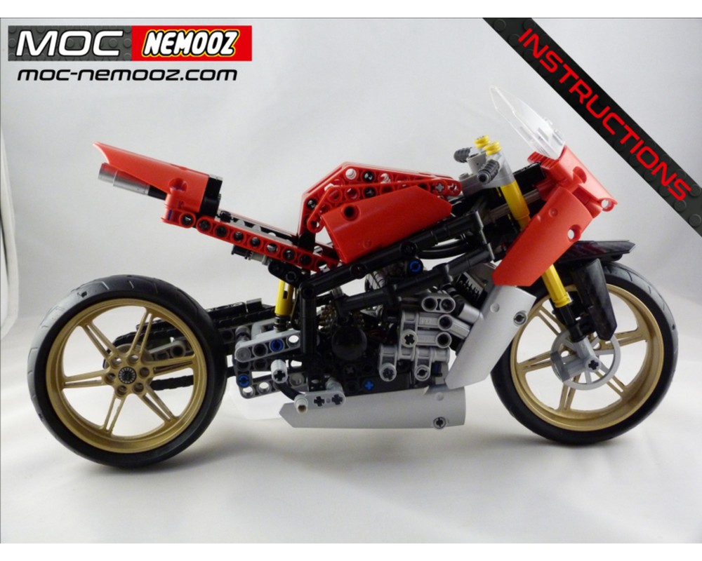 LEGO MOC MV AGUSTA F4 by MOC NEMOOZ | Rebrickable - Build with LEGO