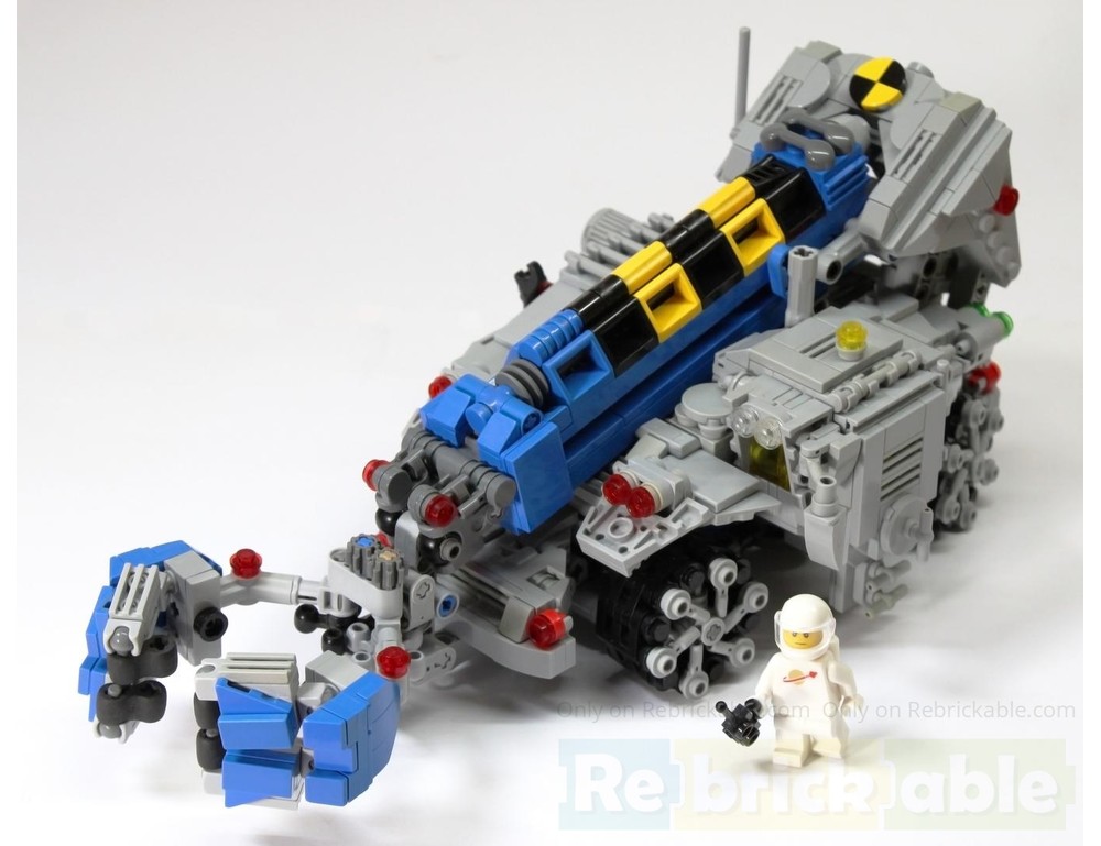 LEGO MOC NCS Spaceport Telehandler by Mobilox | Rebrickable