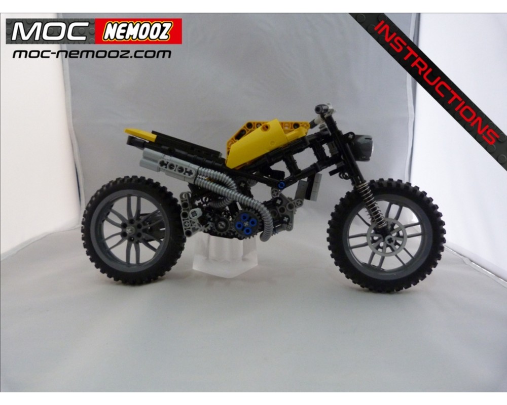 LEGO MOC DUCATI SCRAMBLER by MOC NEMOOZ 