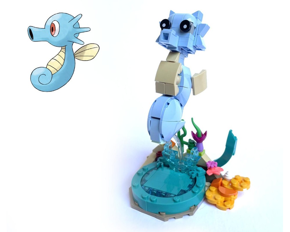 LEGO MOC-250998 Horsea, Omanyte and Reshiram - 31385 Alt Build by
