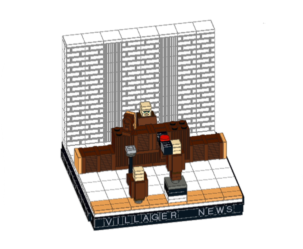 LEGO MOC-251037 Villager News studio diorama by Testificate_Man ...
