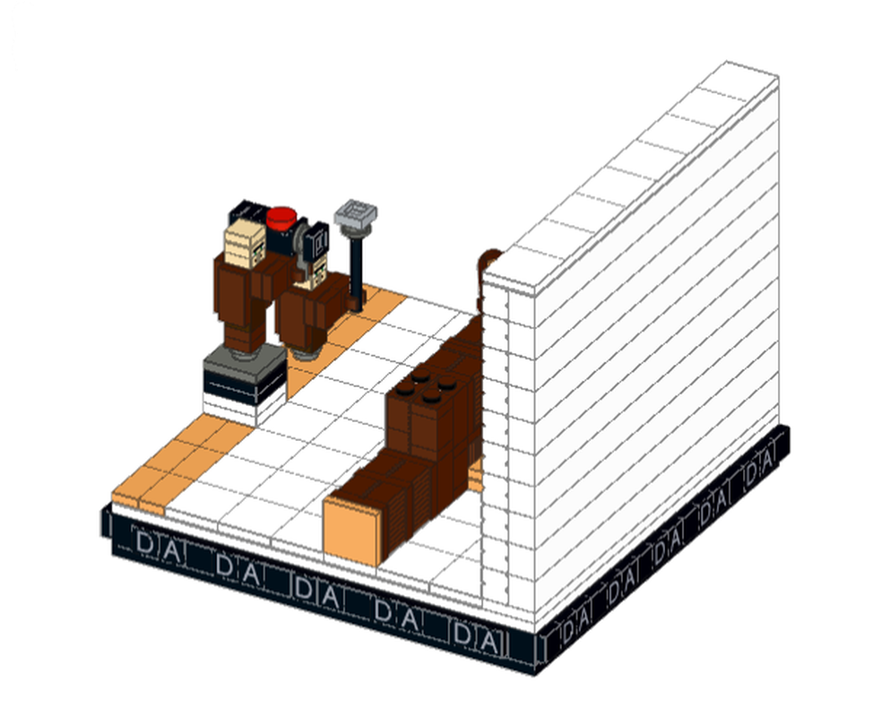 LEGO MOC-251037 Villager News studio diorama by Testificate_Man ...