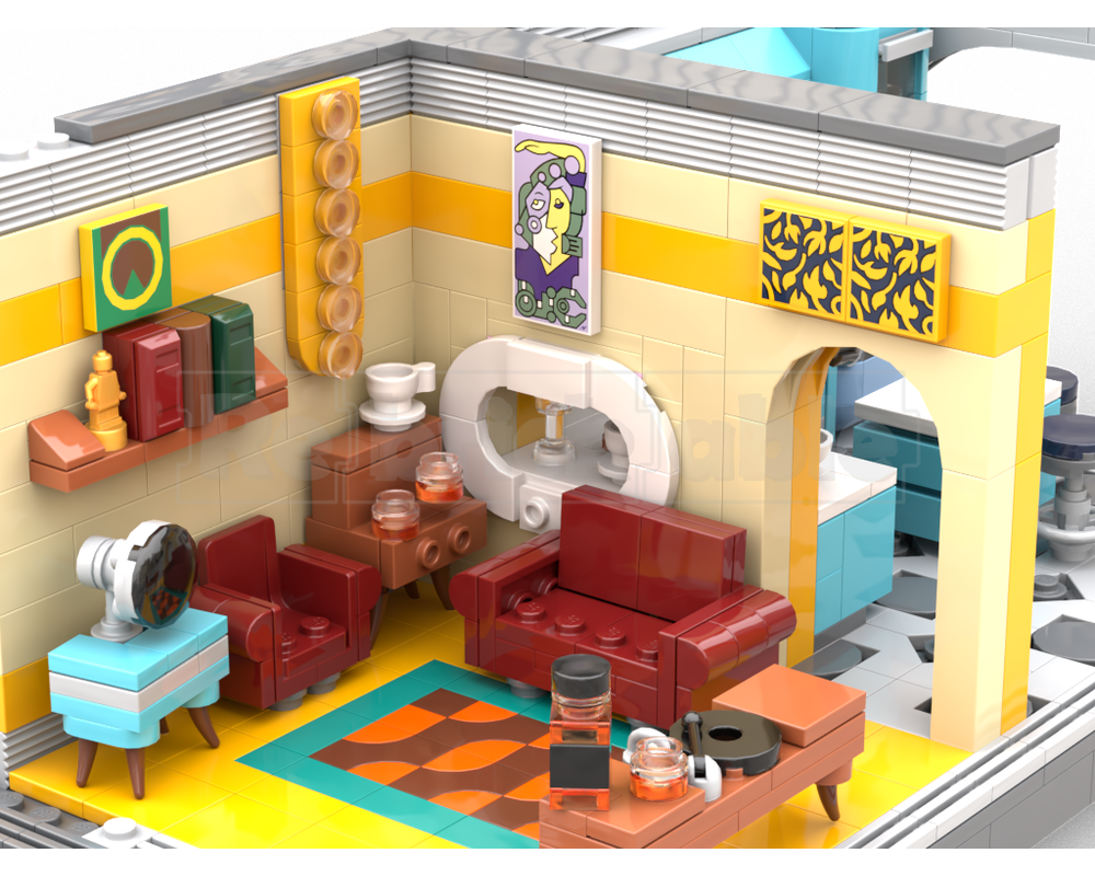 LEGO MOC-251047 MOC - MOC - Fallout 4 - Vault 81 Living Room and ...