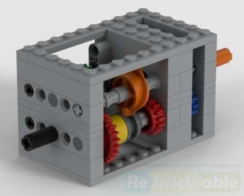 LEGO MOC-251079 Heavy Duty 3 Speed Sequential Transmission by ...