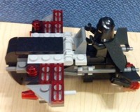 Speeder with wings for one passenger