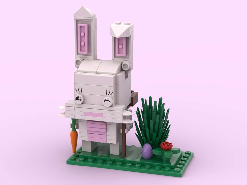 LEGO MOC-251213 Brick-built Easter Bunny by Hectocron | Rebrickable ...