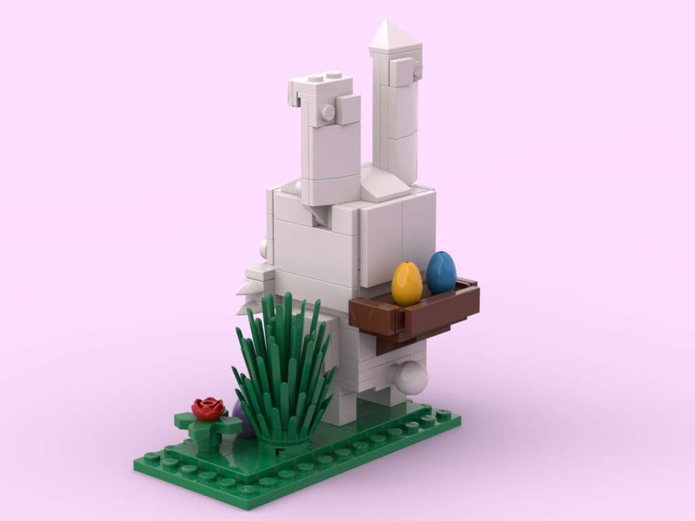 LEGO MOC-251213 Brick-built Easter Bunny by Hectocron | Rebrickable ...