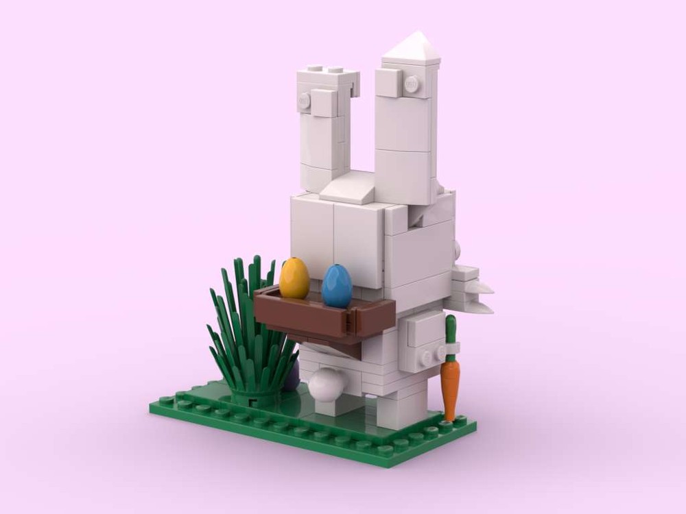 LEGO MOC-251213 Brick-built Easter Bunny by Hectocron | Rebrickable ...