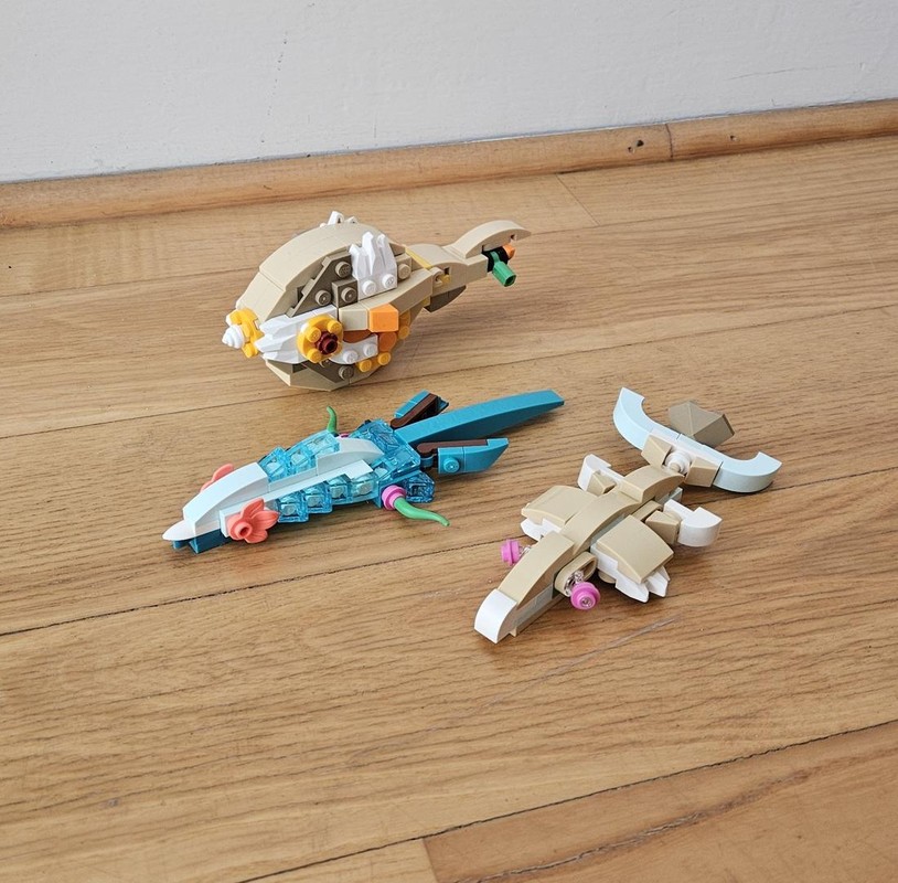 LEGO MOC-251290 31385 Three sea creatures by drosse | Rebrickable ...