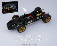 1966 Brabham BT19 F1 – LEGO Technic 42223 1966 Ford GT40 MKII Alternate Build
