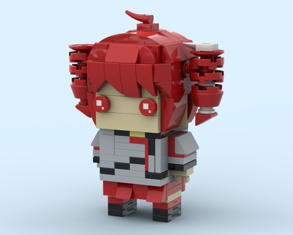 LEGO MOC-251352 Kasane Teto Brickheadz by Midnight468 | Rebrickable ...