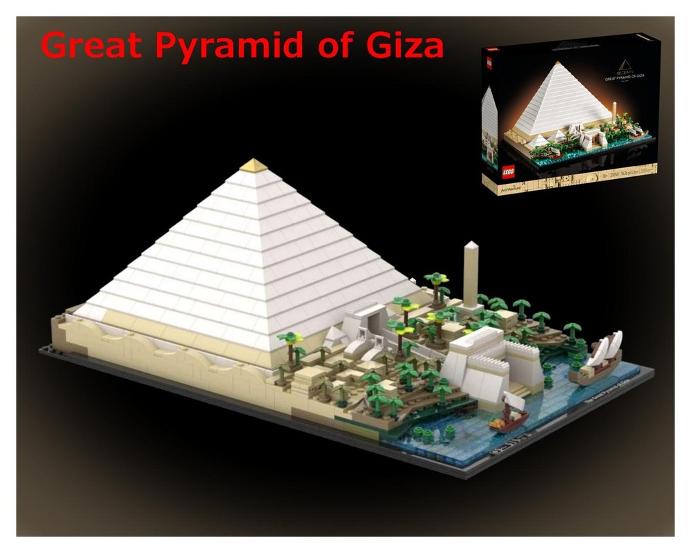 LEGO MOC-251368 Great Pyramid of Giza: 21058: Alt build by a_miles
