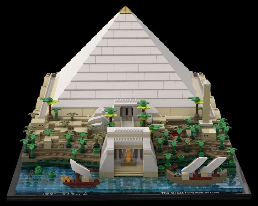 LEGO MOC-251368 Great Pyramid of Giza: 21058: Alt build by a_miles