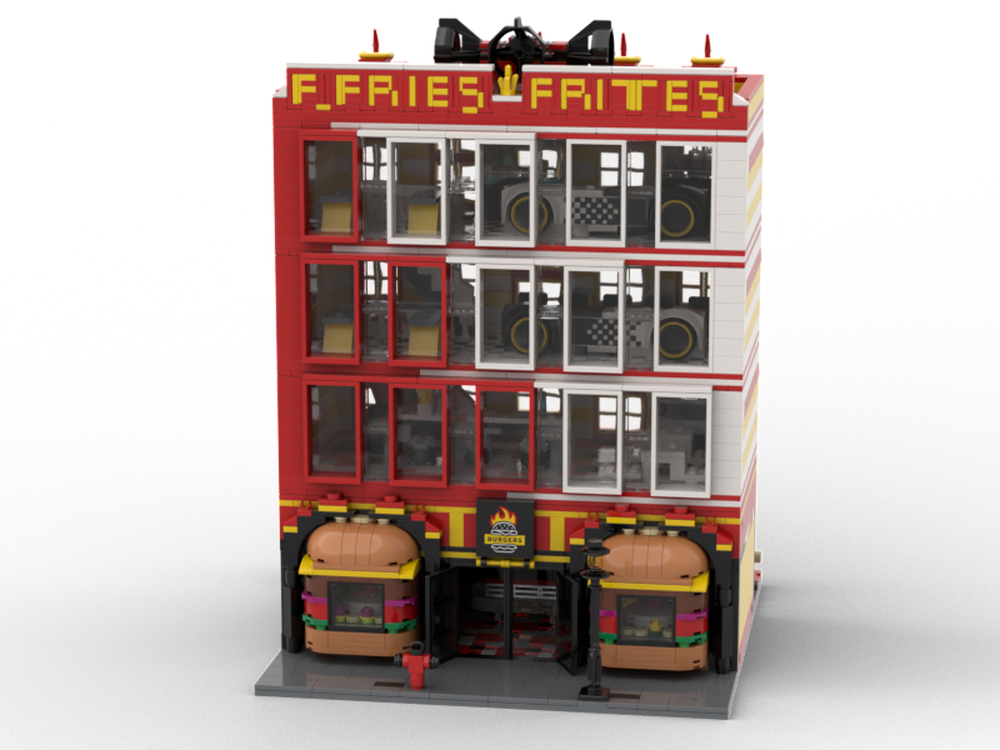 LEGO MOC-251462 restauration rapide (f.fries and burger) by
