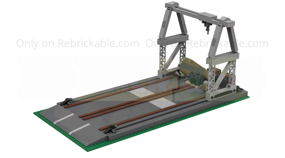 LEGO MOC-251484 Foxhole – Large Assembly Stations (Aircraft & Ground ...