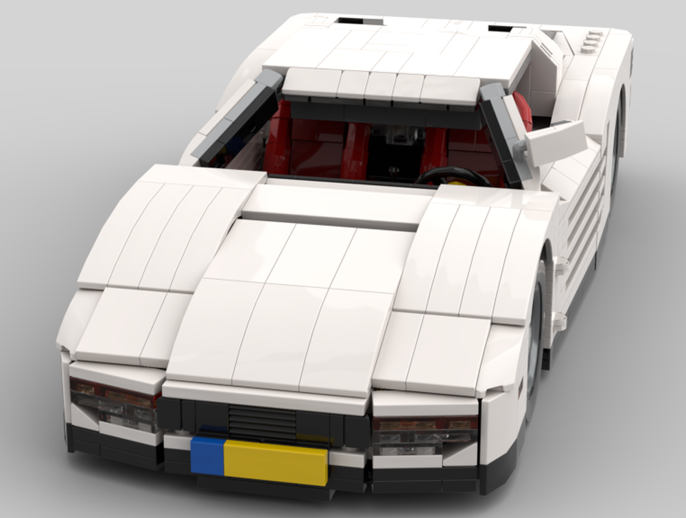 LEGO MOC-251488 F errari Testarossa by Arisa | Rebrickable - Build with ...