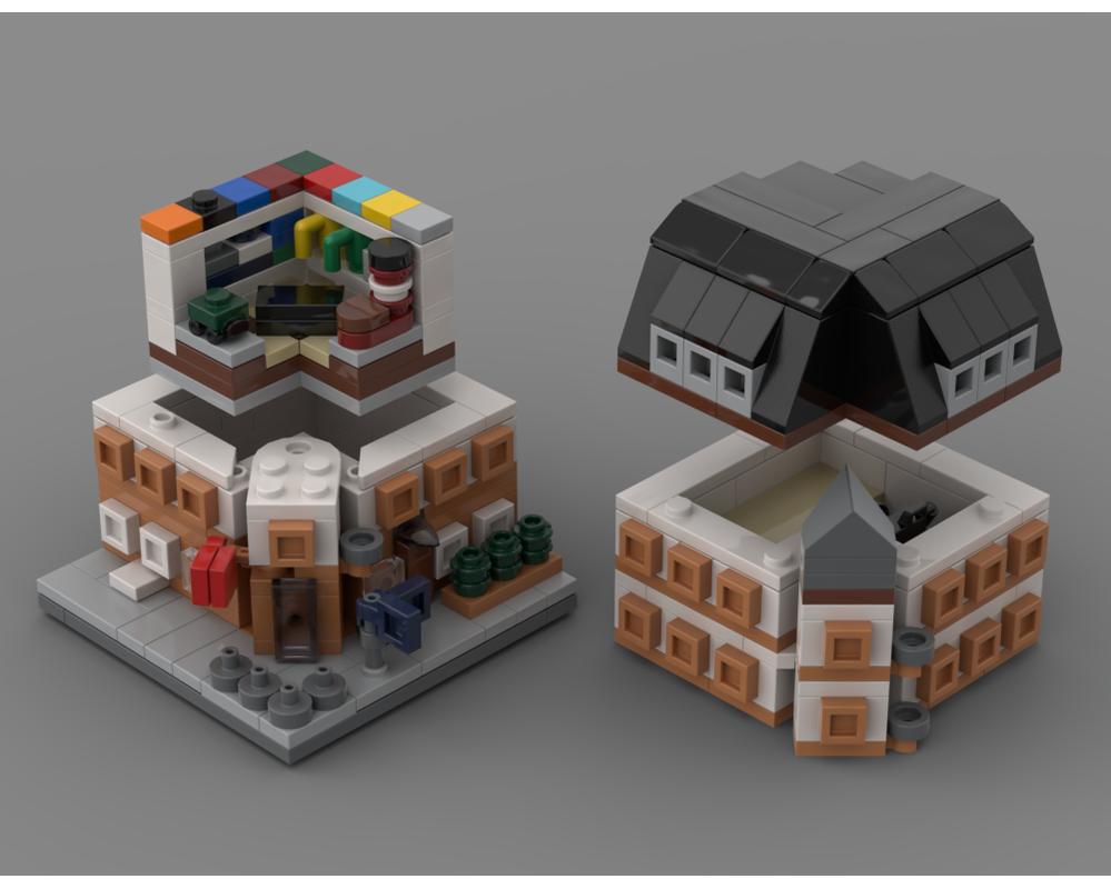 LEGO MOC-251491 Heldenladen Mini Modular Building by Stizza ...