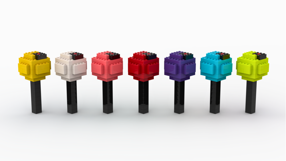 LEGO MOC-251525 11030 BTS Lightstick by Lenarex | Rebrickable - Build ...
