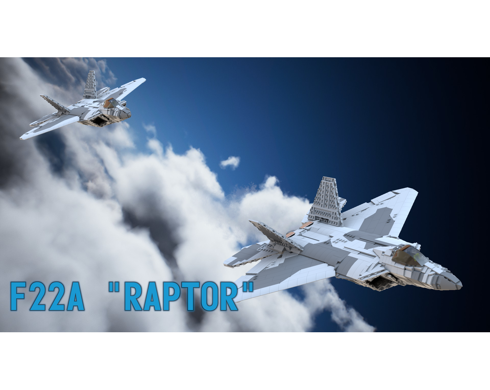 LEGO MOC-251540 F22A Raptor, Camo by Marceloc | Rebrickable - Build ...