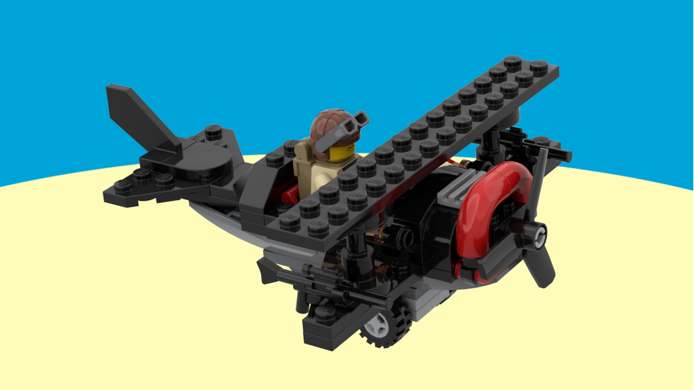 LEGO MOC-251648 Adventurers - Reimagined Bi-Wing Baron (5928) by watson ...