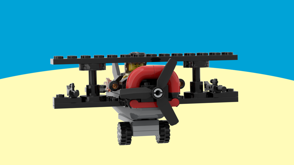 LEGO MOC-251648 Adventurers - Reimagined Bi-Wing Baron (5928) by watson ...