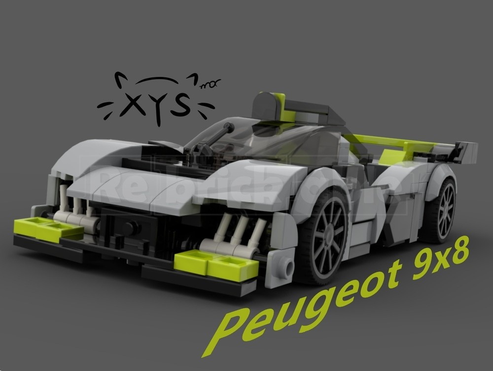 LEGO MOC-251700 Peugeot 9x8 by XYS_MOC | Rebrickable - Build with LEGO